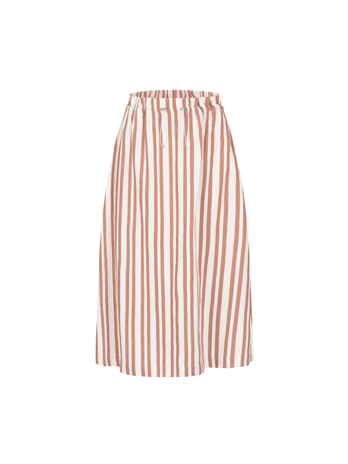 Skirt with drawstring in LENZING™ ECOVERO™ & linen