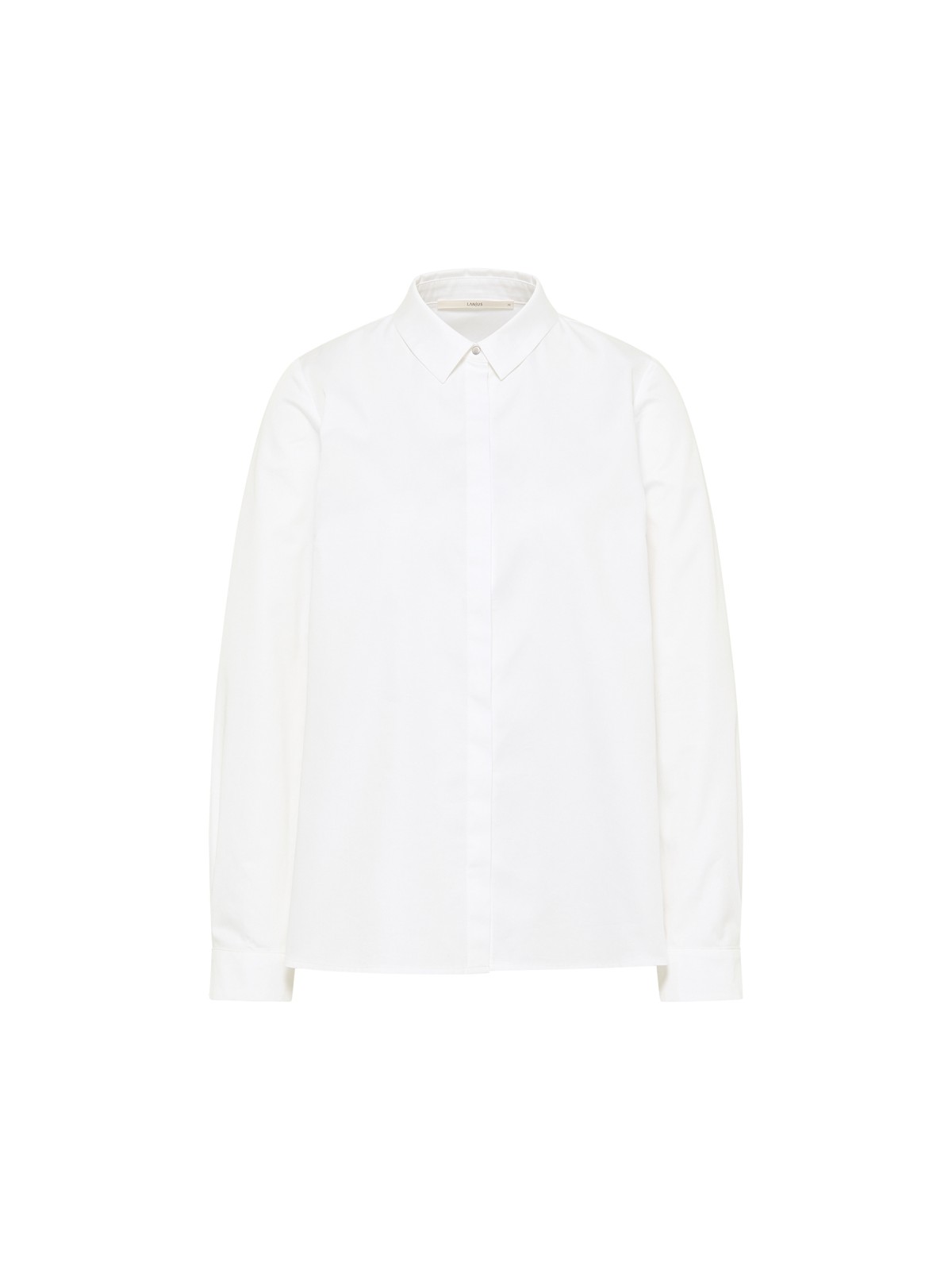 Organic cotton shirt blouse - white