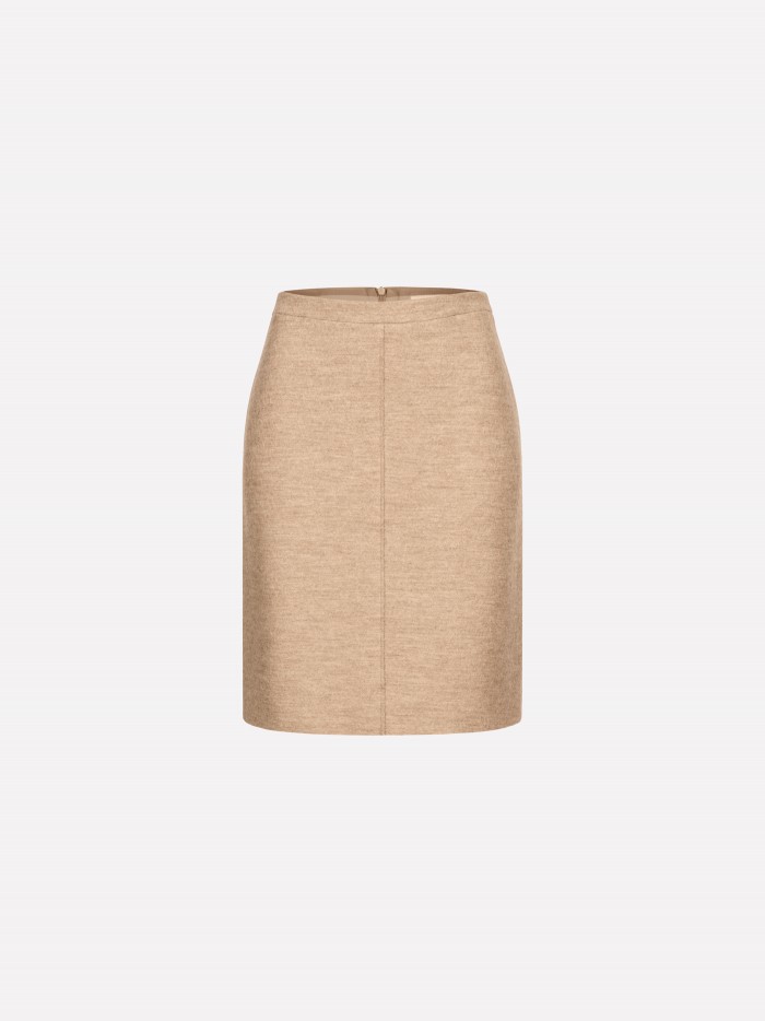 Classic Wool Skirt in Organic Virgin Wool