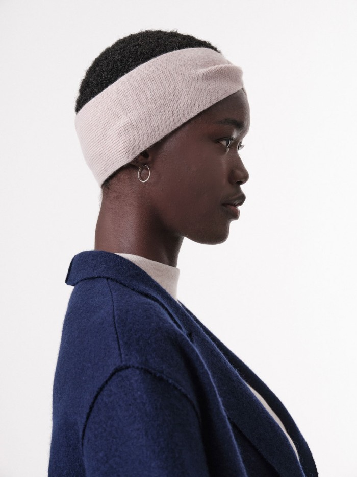 Headband made of organic merino wool