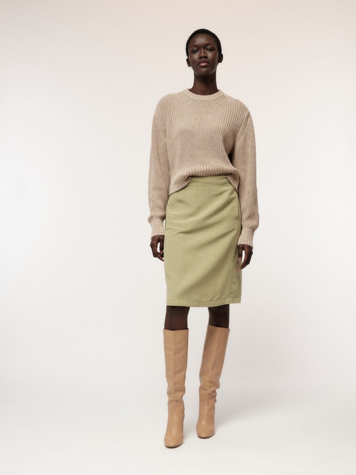 Timeless skirt in TENCEL™ & linen