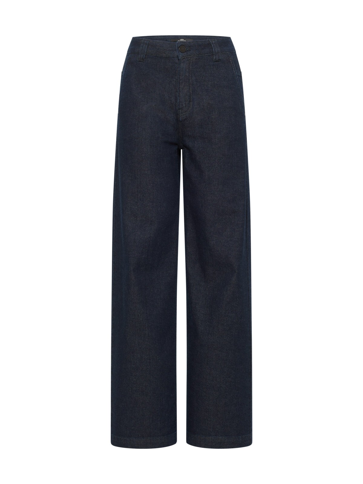 High-waist Marlene jeans in organic cotton - dark blue denim